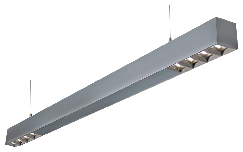 midiRail pendant luminaire with lens modules