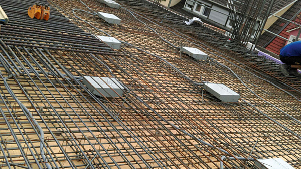 Milieubild Downlight Betondecke