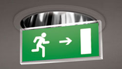 Rescue signs for Downlight