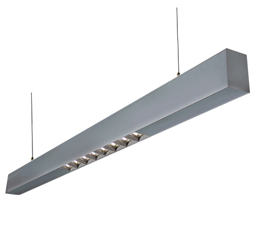 midiRail pendant luminaire with lens module